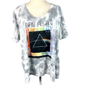 Pink Floyd Oversized Tie Dye Graphic Knit Riot T-shirt Size M or L New with Tag